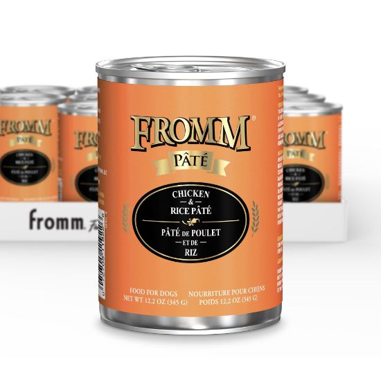 Fromm Dog Can Pate Chicken and Rice 12.2 oz