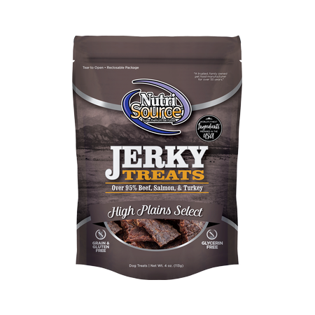 NutriSource High Plains Jerky Treats 4 oz