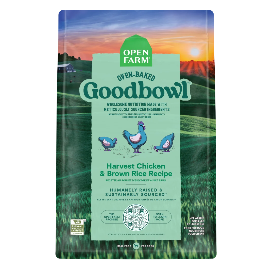 Open Farm Dog Food Goodbowl Chicken Brown Rice 22LB