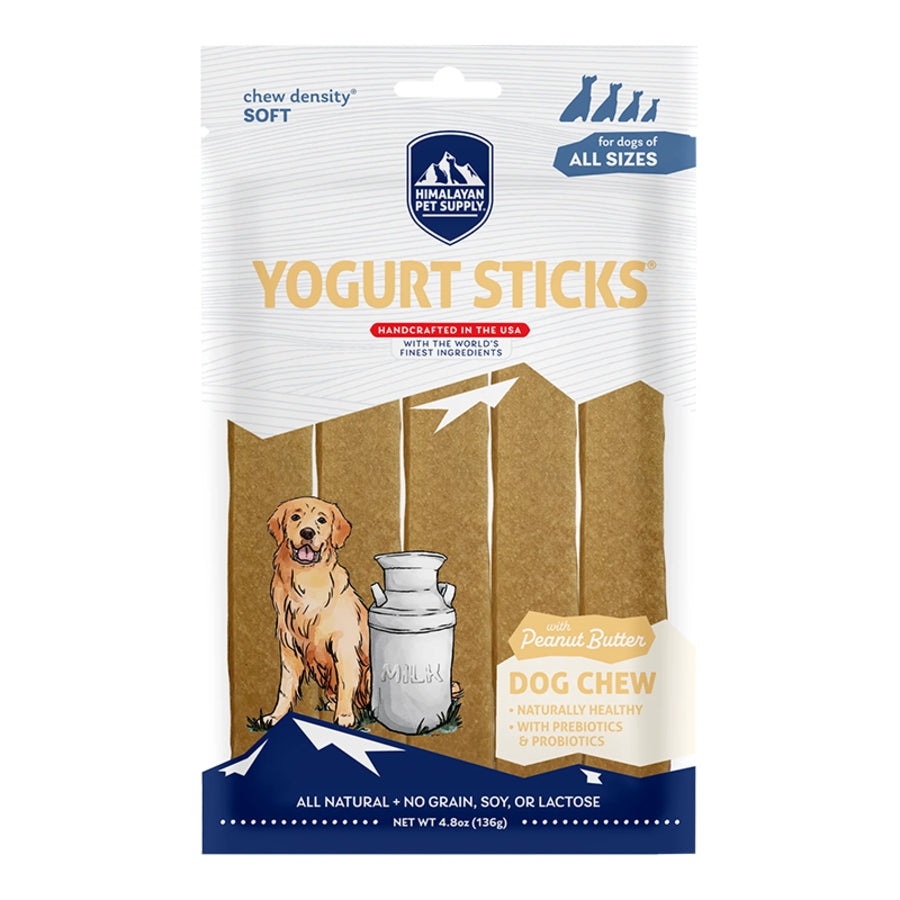 Himalayan Dog Treat Chew Yogurt Stick Peanut Butter 4 ct