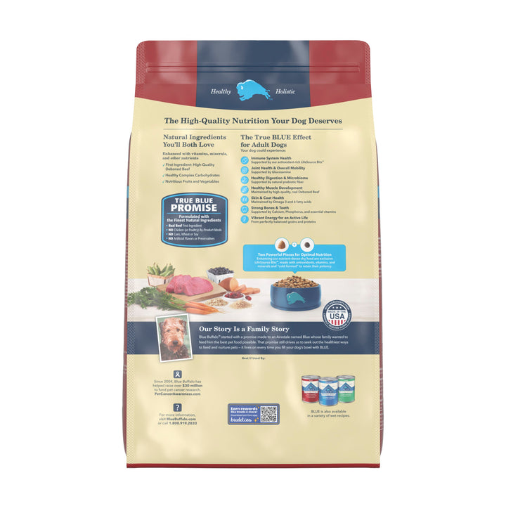 Blue Buffalo Life Protection Formula Beef Adult Dog Food 15 Lbs
