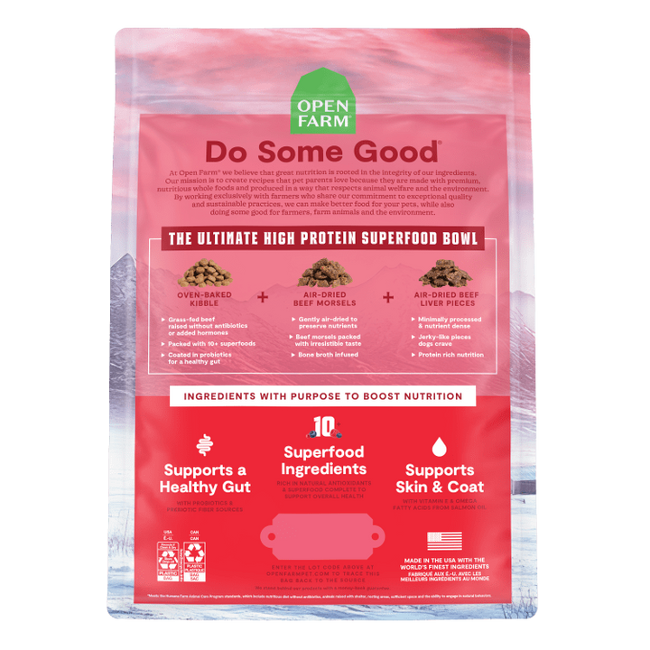 Open Farm Epic Blend Beef Superfood Dog 3.5LB