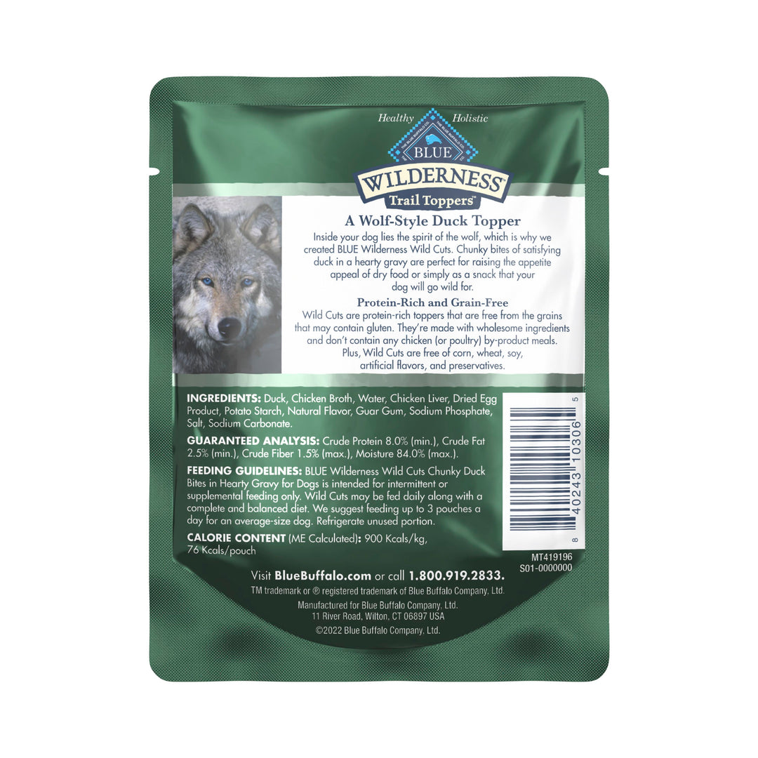 Blue Buffalo Wilderness Wild Cuts Trail Toppers Duck