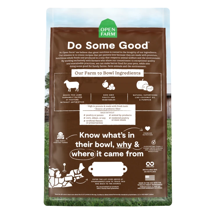 Open Farm PastureRaised Lamb Grain Free for Cats 4 lb