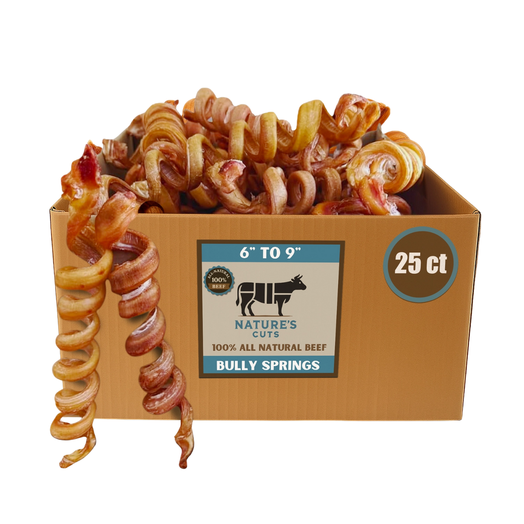 Mighty Chewz 6 to 9in Bulk Bully Springs EA