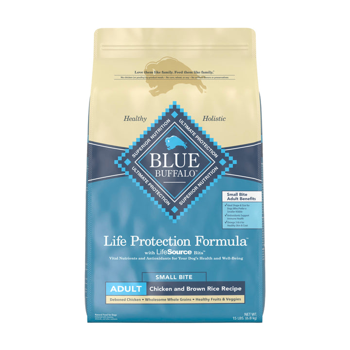 Blue Buffalo Life Protection Small Bite Chicken Brown Rice Adult Dog  15 Lb