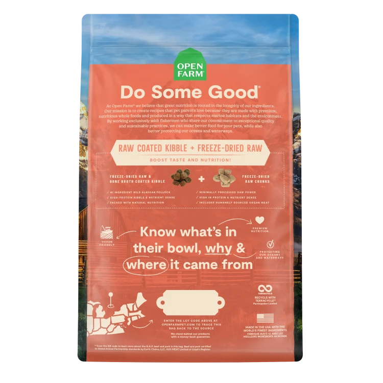 Open Farm Dog Dry Rawmix Tide Terrain Ancient Grains 3.5LB