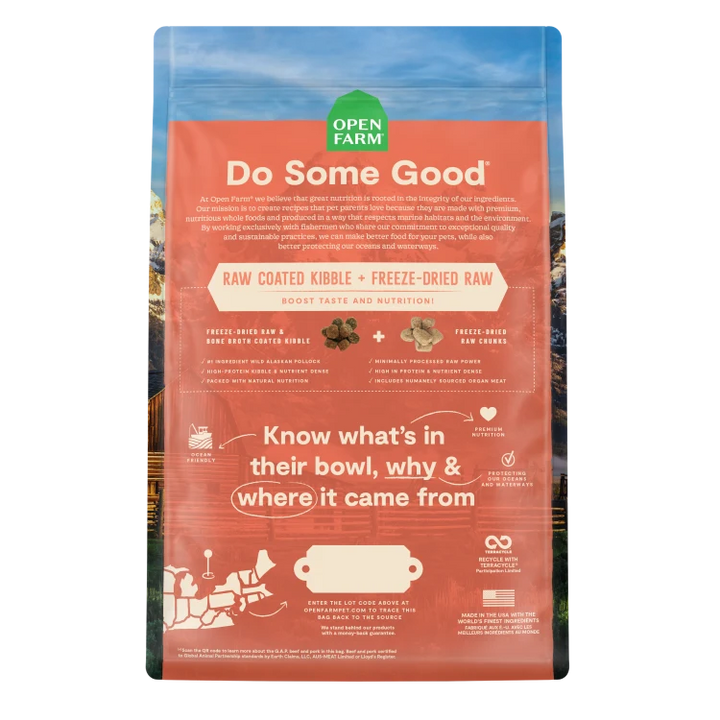 Open Farm Dog Dry Rawmix Tide Terrain Ancient Grains 3.5LB