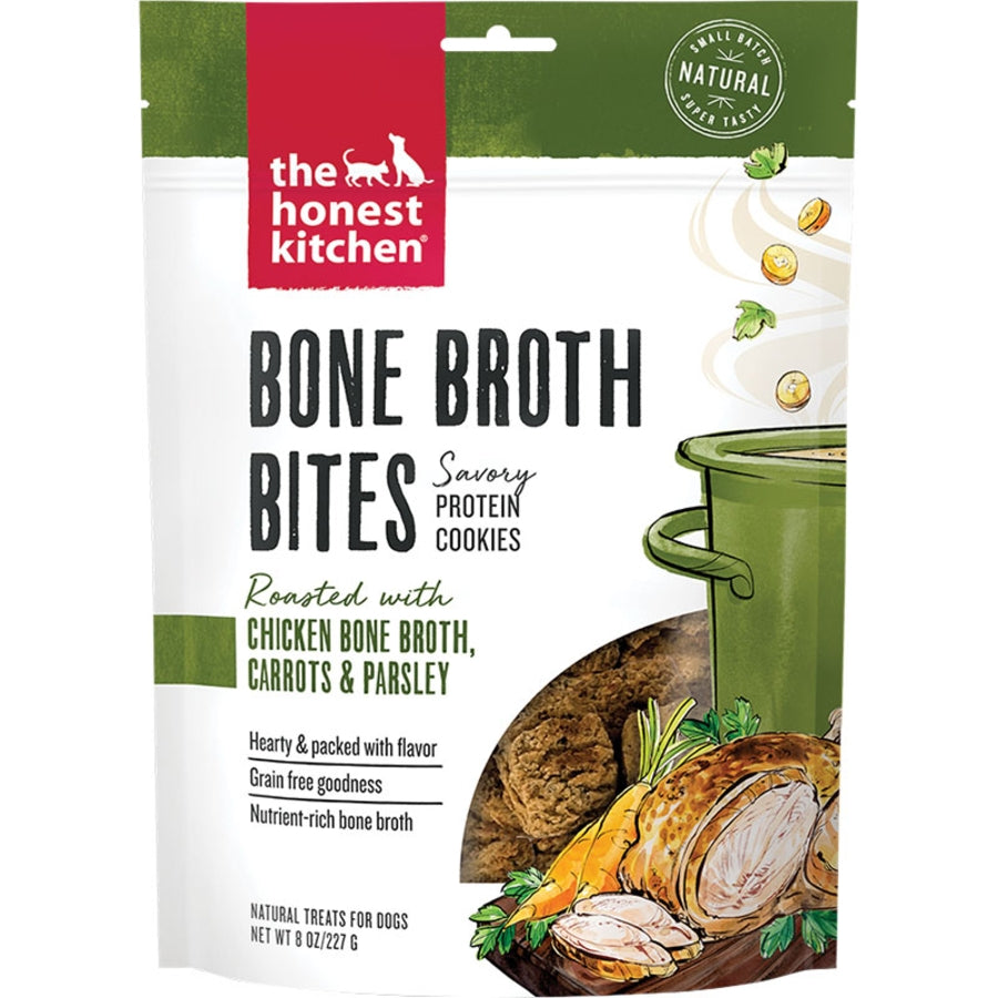 The Honest Kitchen Bone Broth Bites Chicken Bone broth, Carrots 8oz