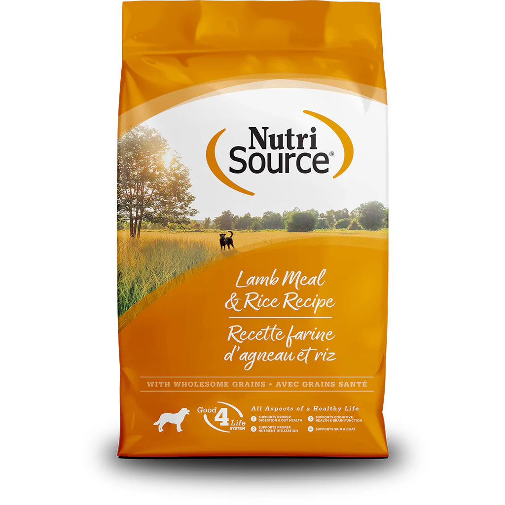 NutriSource Lamb and Rice Dry Dog Food 26 lbs