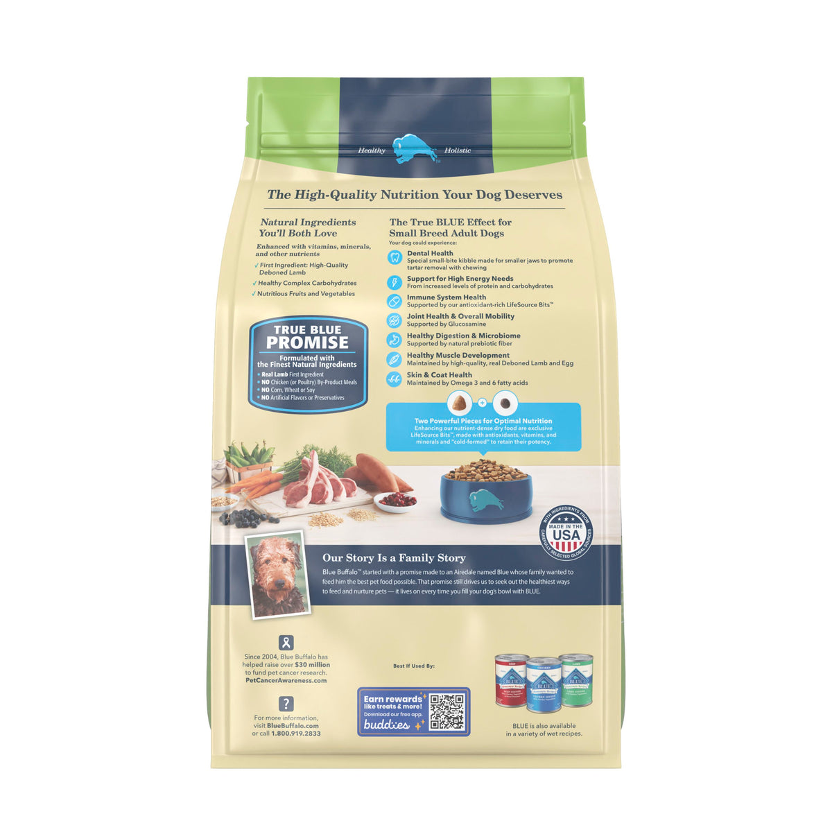 Blue Buffalo Small Breed Adult Lamb and Rice 5lb