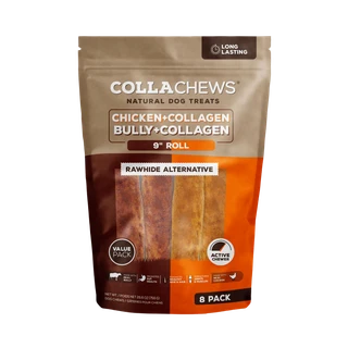 CollaChews 9in Variety Pack Chicken and Bully 8 Pack