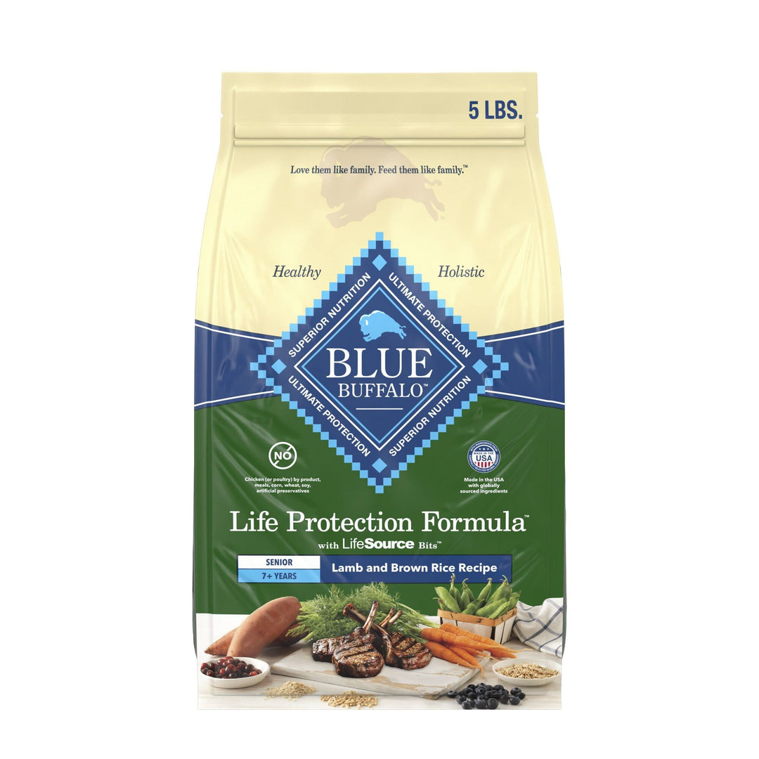 Blue Buffalo Life Protection Lamb and Brown Rice Senior Dog 5 lb