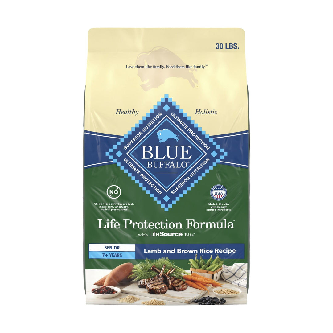 Blue Buffalo Life Protection Lamb and Brown Rice Senior Dog 30 lb
