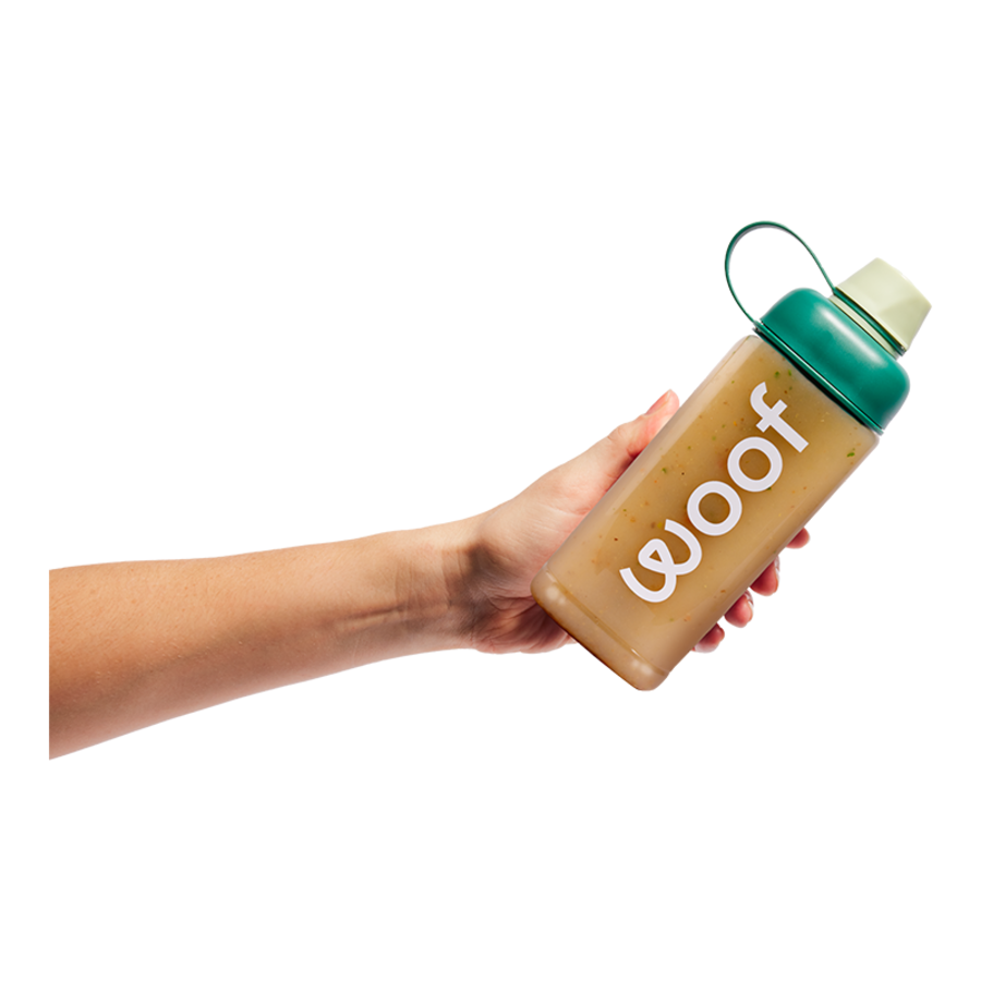 Woof Dog Treat Mixer Bottle