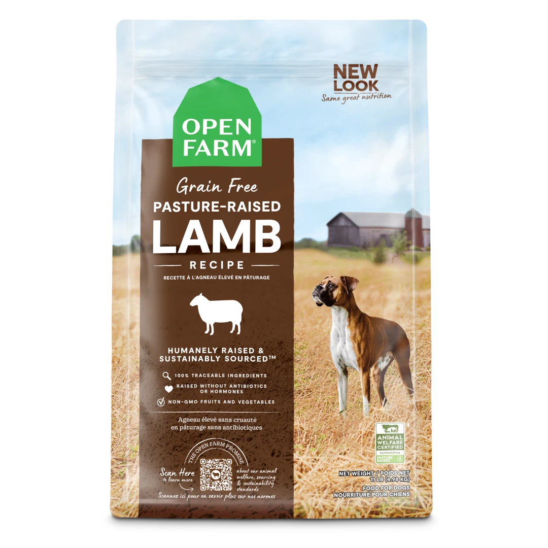 Open Farm Dog Food Dry GF Pasutre Raised Lamb 22LB