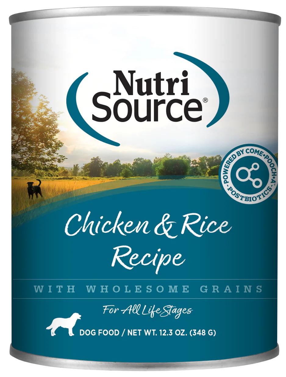 NutriSource Chicken and Rice Wet Puppy Food 13 oz