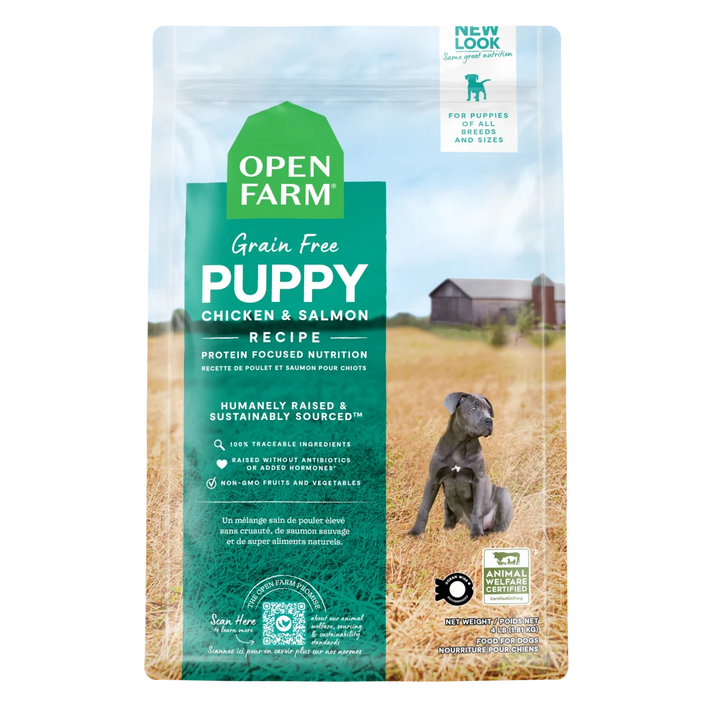 Open Farm Grain Free Puppy Chicken Salmon 4 lb