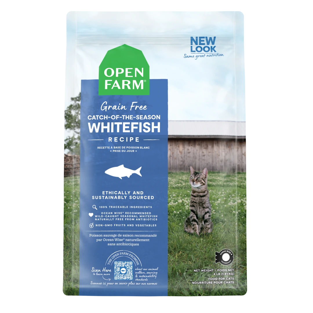 Open Farm Catch of the Season Whitefish Grain Free for Cats 4 lb