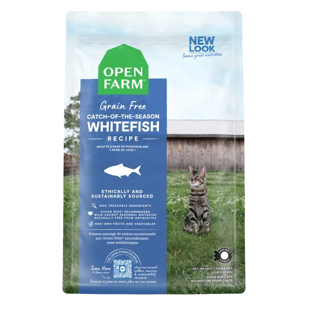 Open Farm Cat Dry GF Whitefish Catch Season 8lb