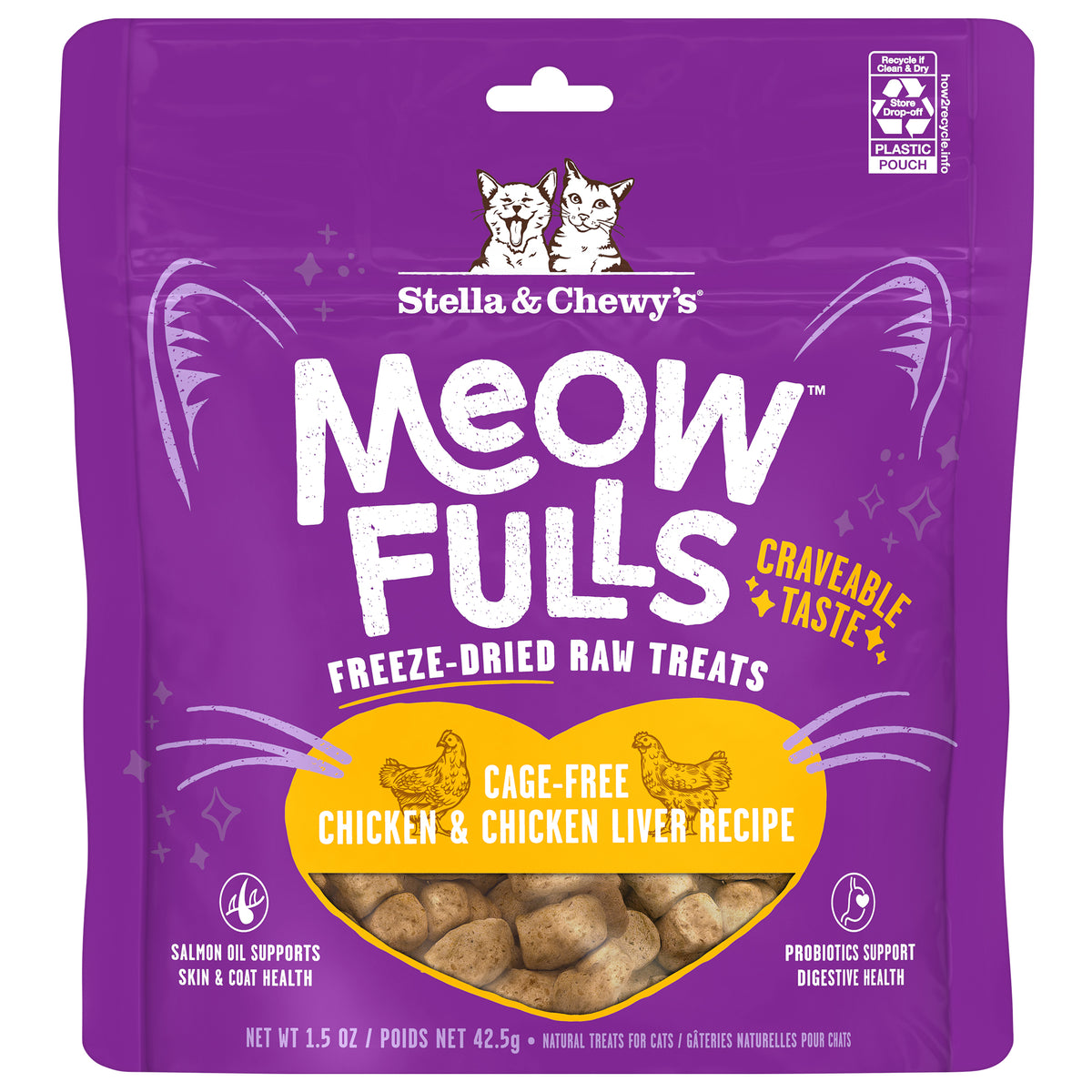 Meowfulls Chicken & Chicken Liver - 1.5oz