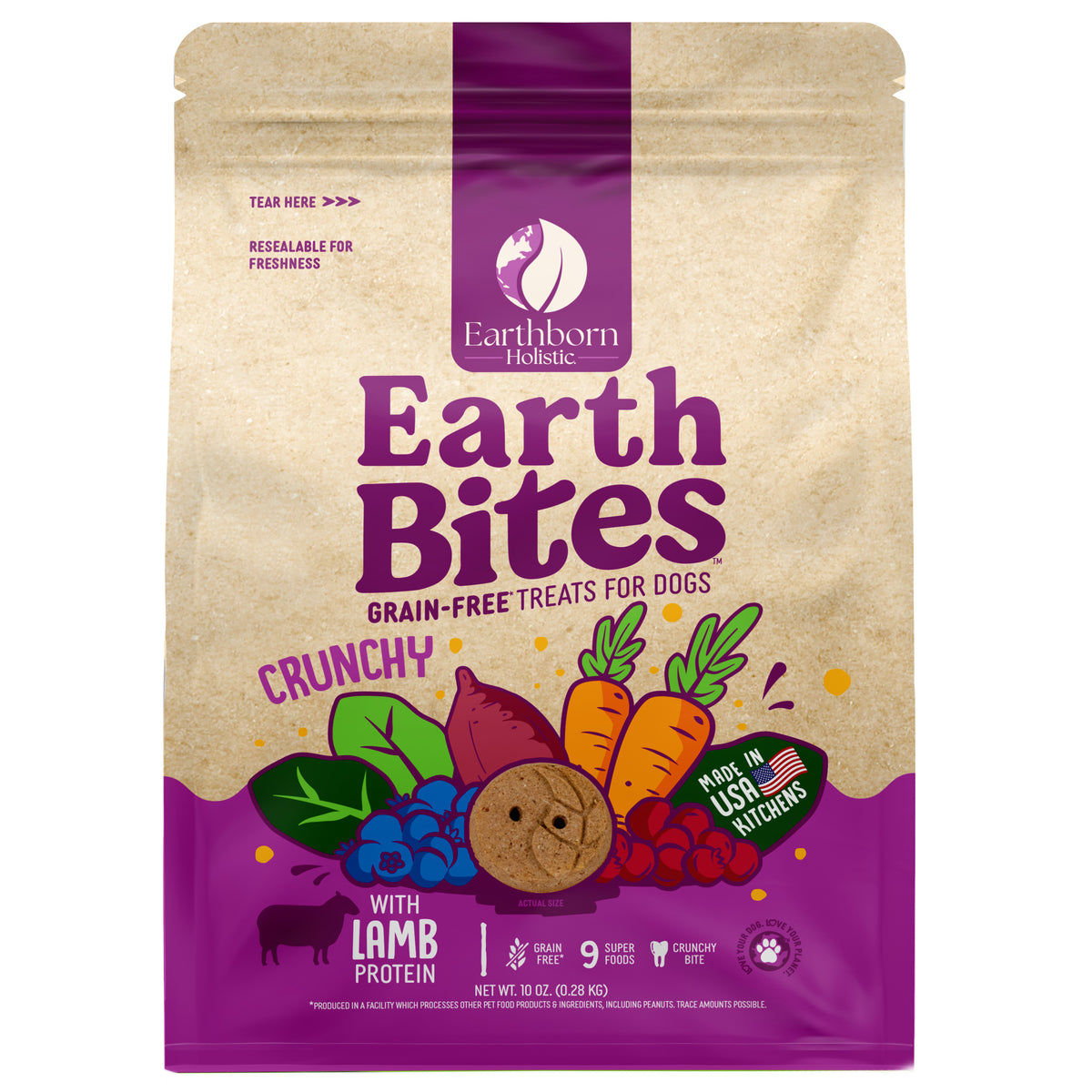 Earthborn Holistic EarthBites Crunchy Lamb & Pumpkin