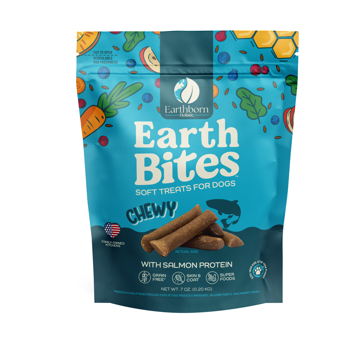 Earthborn Holistic Earthbites Chewy with Salmon Protein