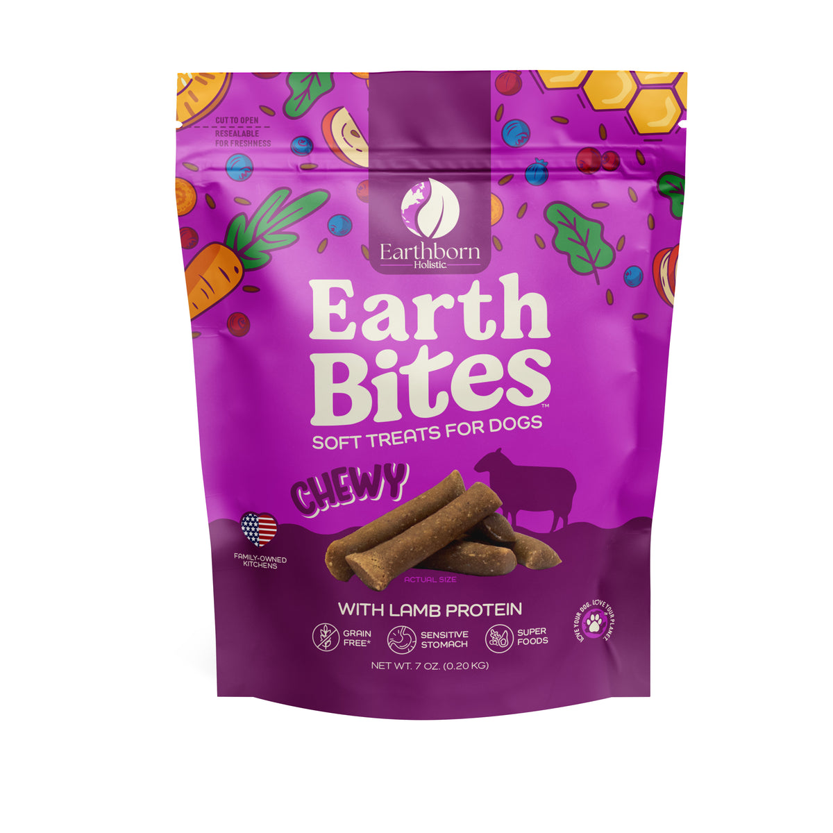 Earthborn Holistic Earthbites Chewy with Lamb Protein