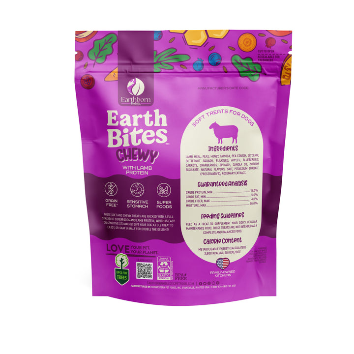 Earthborn Holistic Earthbites Chewy with Lamb Protein