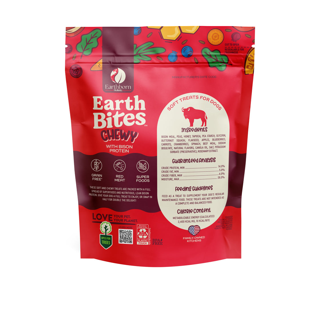 Earthborn Holistic Earthbites Chewy with Bison Protein
