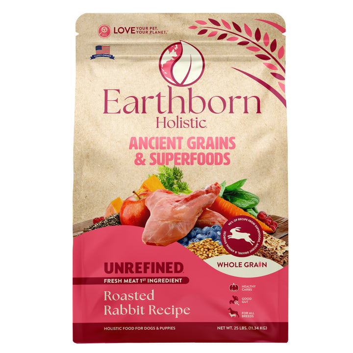 Earthborn Holistic Unrefined Roasted Rabbit Recipe