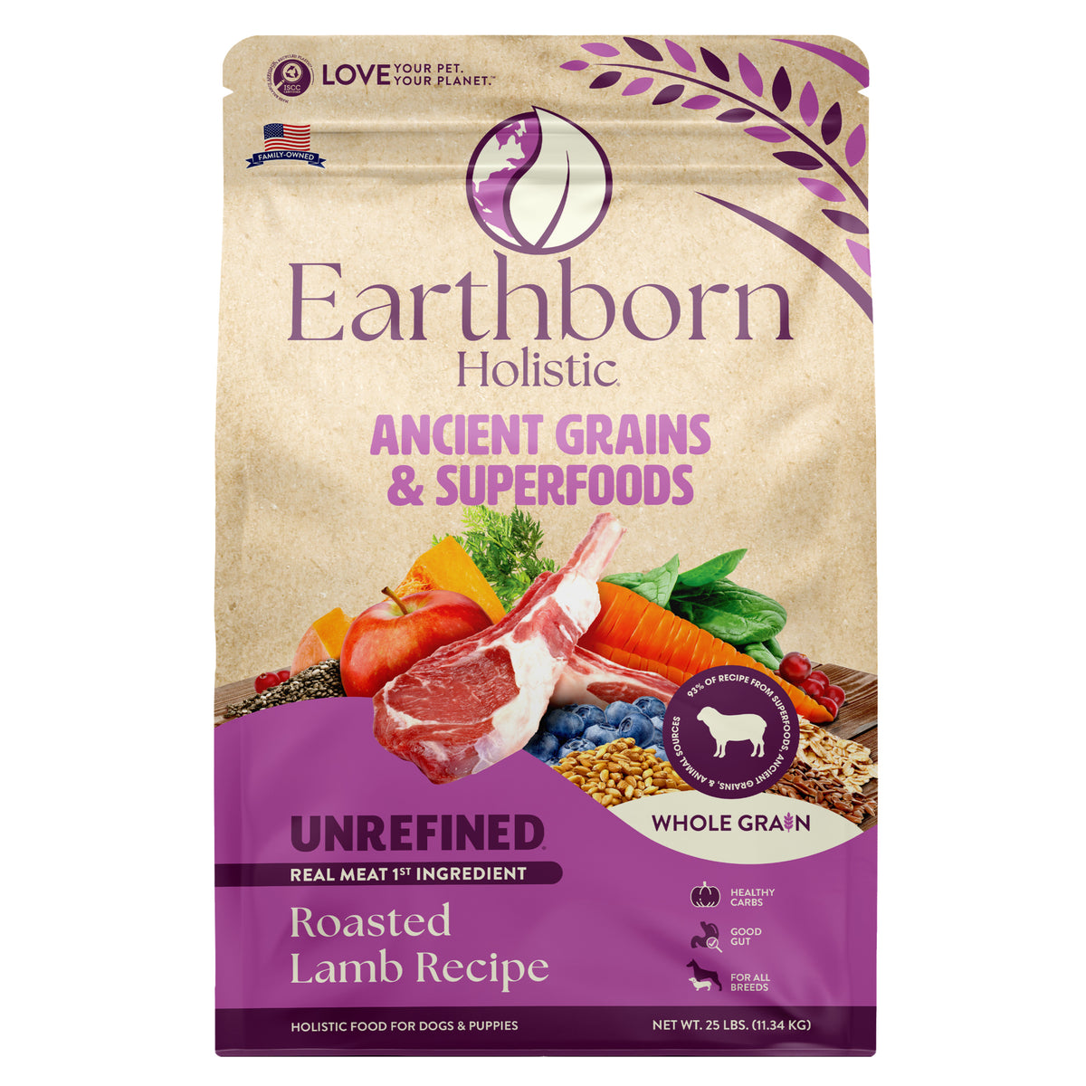 Earthborn Holistic Unrefined Roasted Lamb Recipe