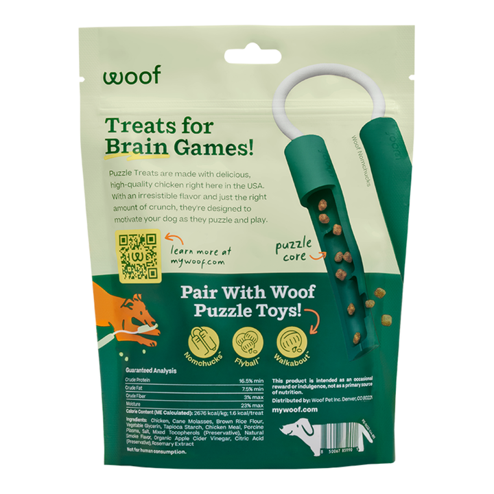 Woof Dog Treat Forager Puzzle Treats 5 oz
