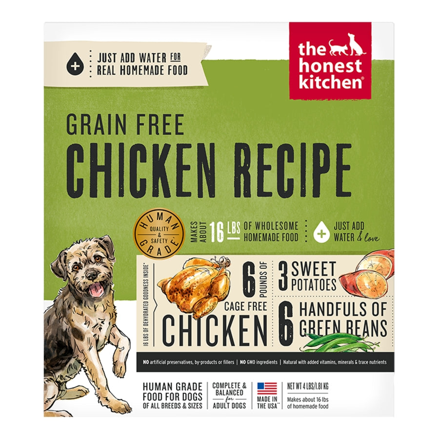 Honest Kitchen Force Grain Free Chicken Dog Food 4lb