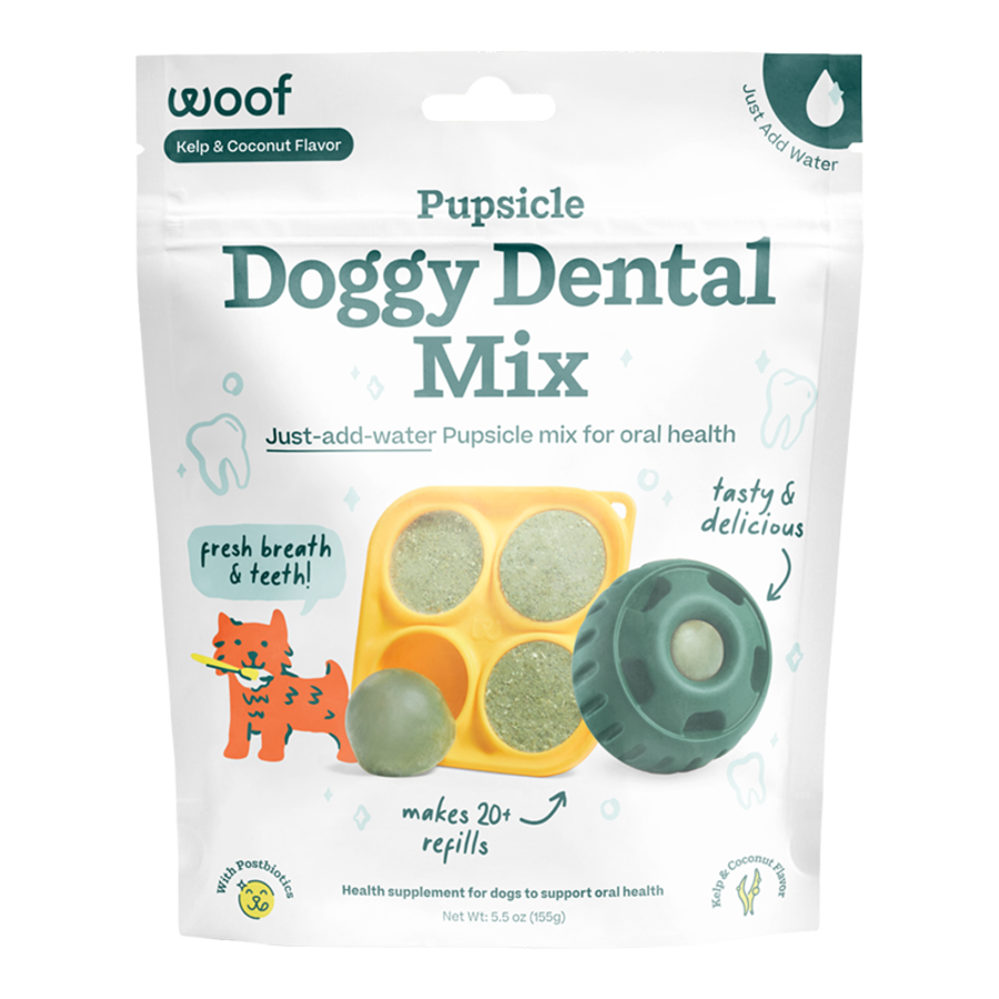 Woof Dog Treat Pupscicle Treat Mix Doggy Dental 5 oz