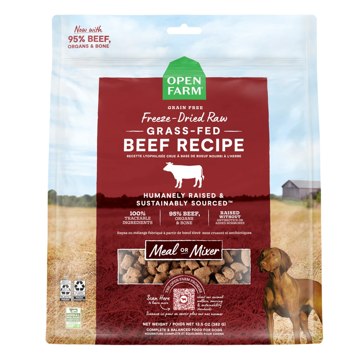 Open Farm Dog FD Raw Beef GrassFed 22 oz