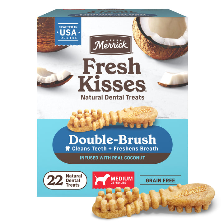 Merrick Fresh Kisses Medium Coconut Oil/Botanical 22ct Box