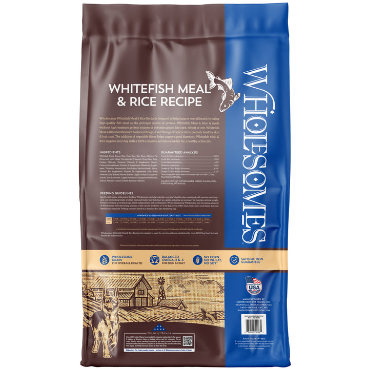 Wholesomes Whitefish Meal &amp; Rice