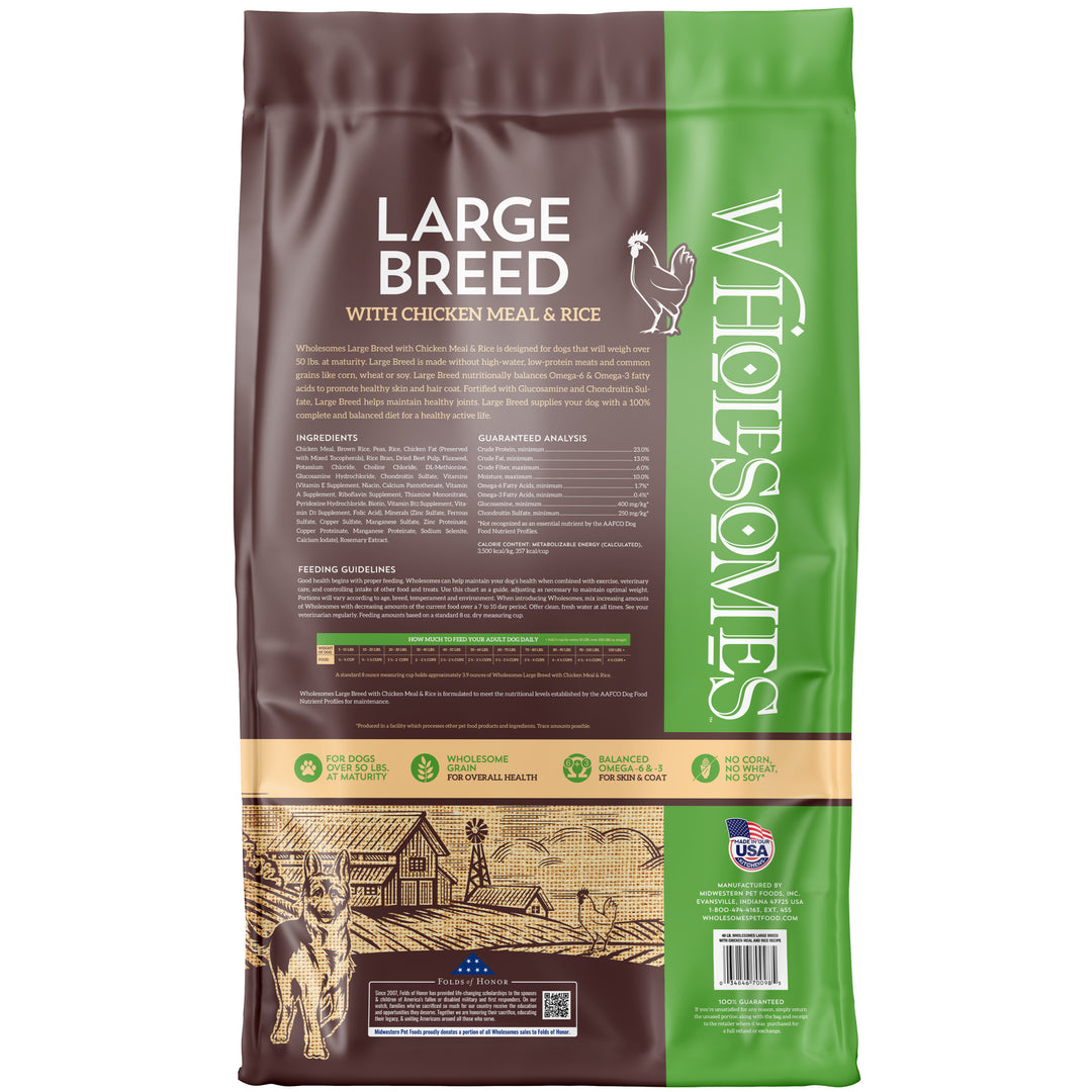 Wholesomes Large Breed