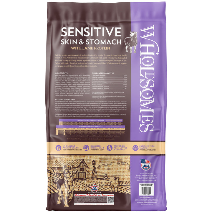 Wholesomes Sensitive Skin &amp; Stomach with Lamb Protein