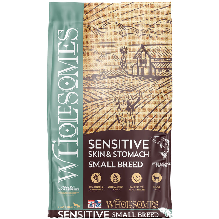 Wholesomes Sensitive Skin &amp; Stomach Small Breed with Salmon Protein
