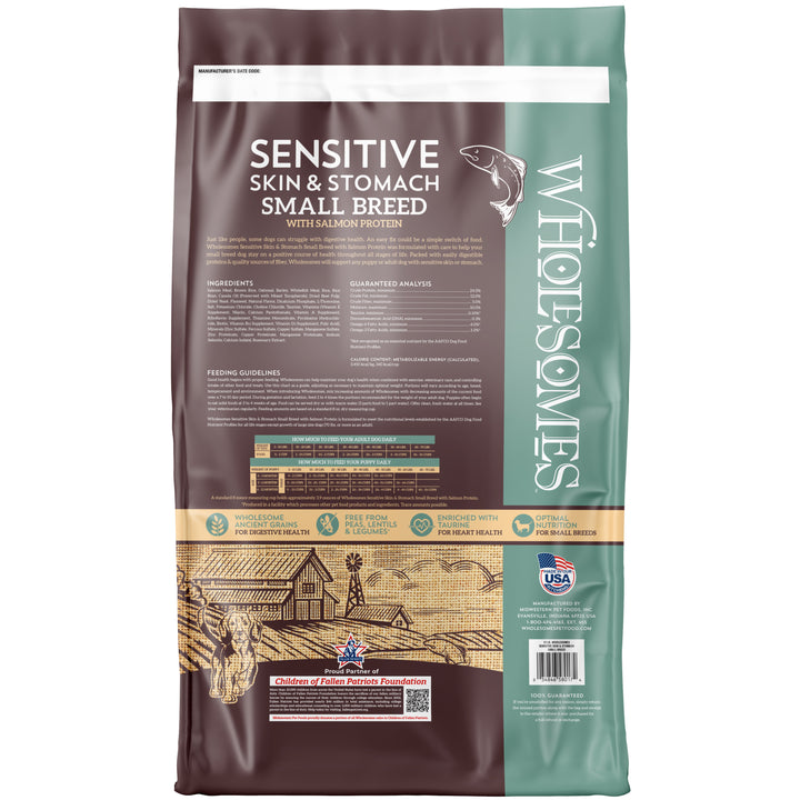 Wholesomes Sensitive Skin &amp; Stomach Small Breed with Salmon Protein