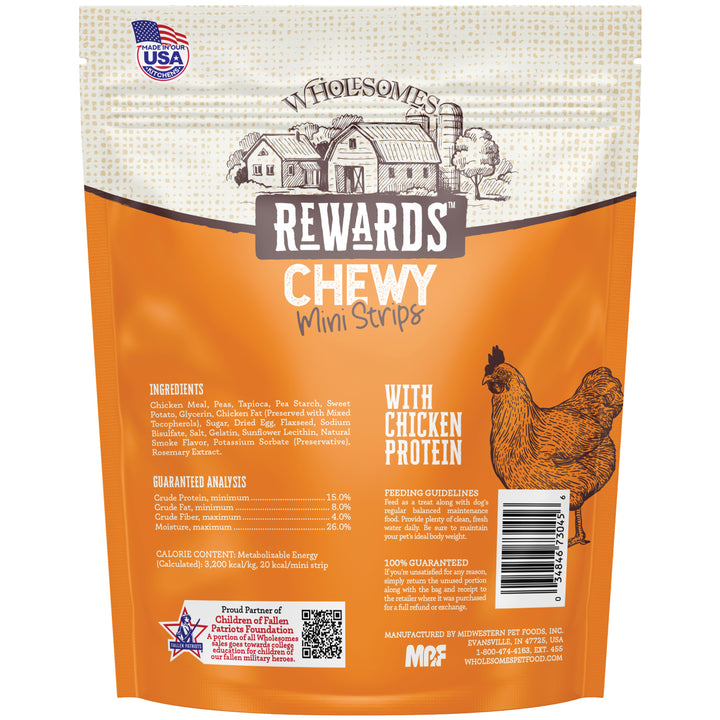 Wholesomes Rewards Chewy Chicken Mini Strips