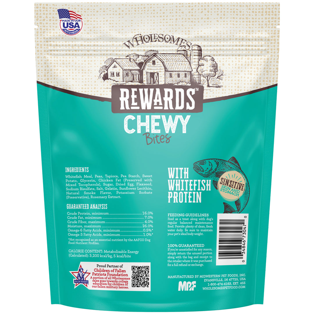 Wholesomes Rewards Chewy Whitefish Bites