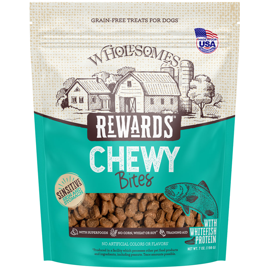 Wholesomes Rewards Chewy Whitefish Bites
