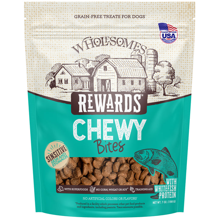 Wholesomes Rewards Chewy Whitefish Bites