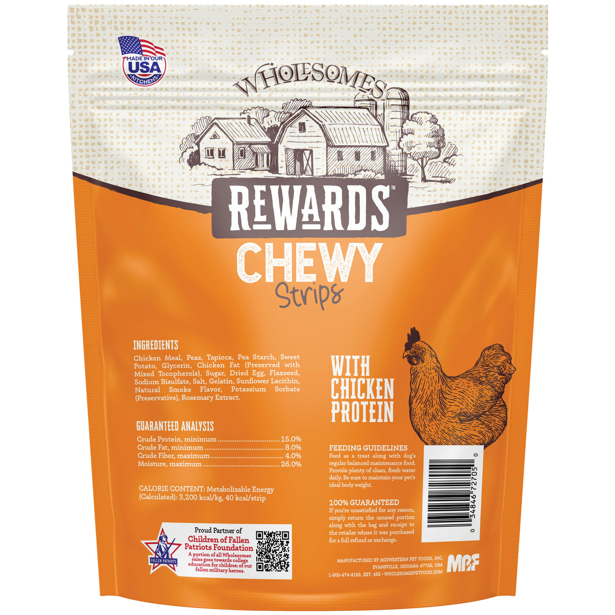 Wholesomes Rewards Chewy Chicken Strips