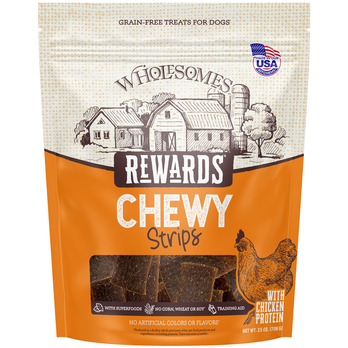 Wholesomes Rewards Chewy Chicken Strips