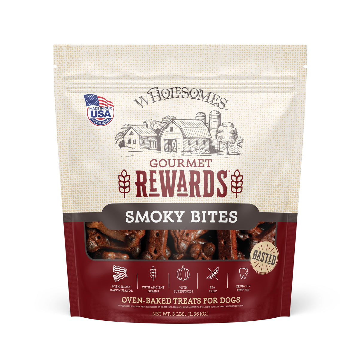 Wholesomes Gourmet Rewards Smoky Bites