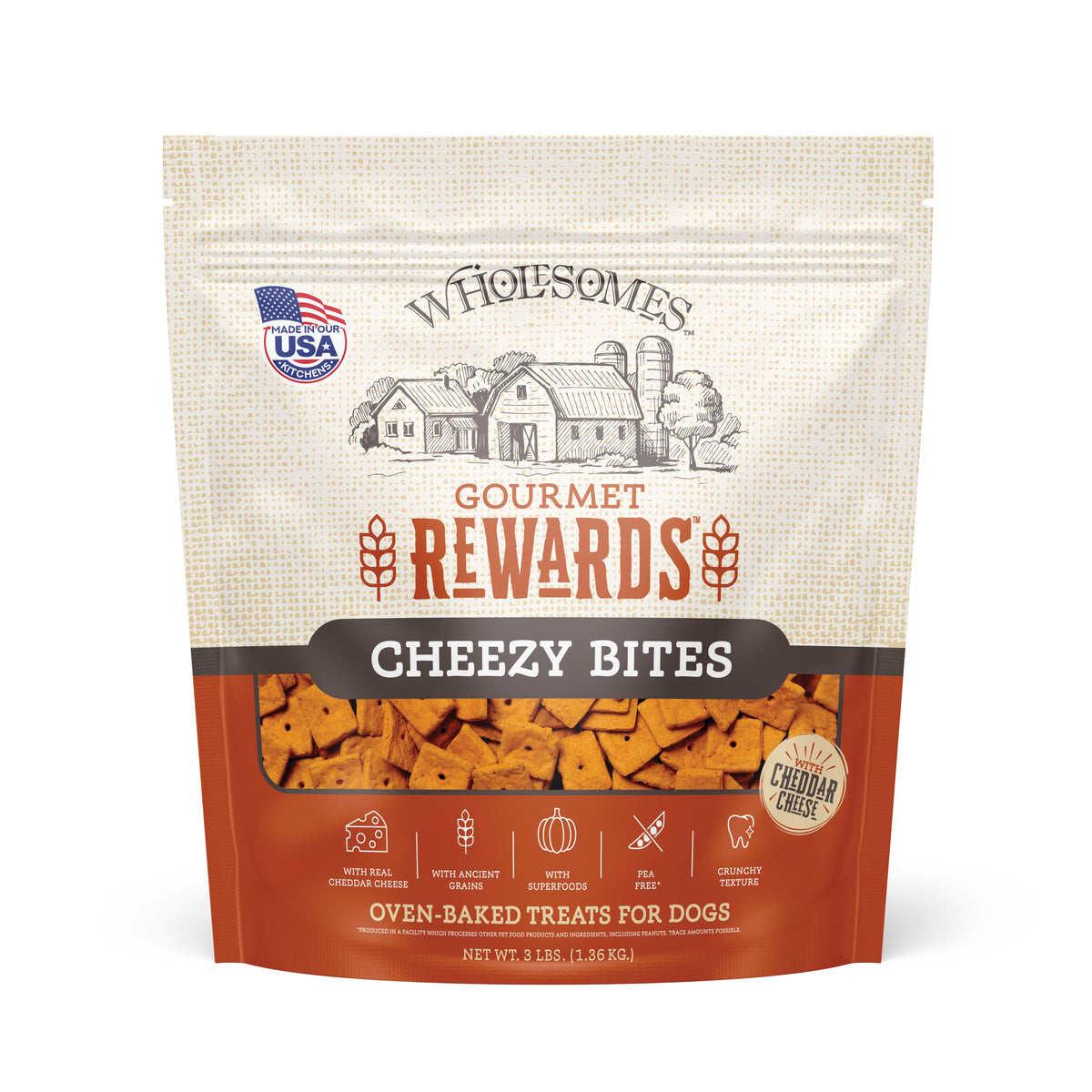 Wholesomes Gourmet Rewards Cheezy Bites